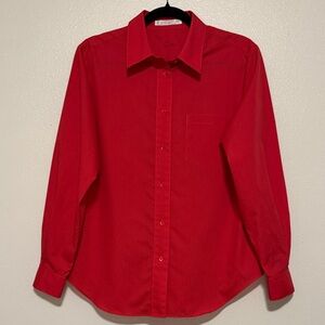 Foxcroft Classic Red Women's Button Down Shirt